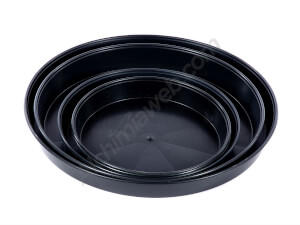 Round Black Plate