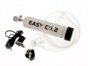 CO2 Set + Magnetventil mit Einweg Flasche