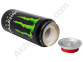 Monster Energy can with compartment