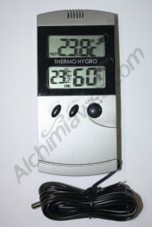 Digital thermo-hygrometer min/max + probe