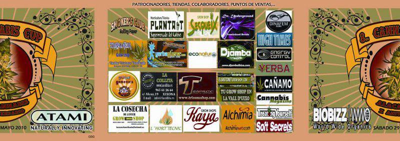 Sponsors, tiendas, puntos de venta y colaboradores Alacannabis Cup 2011