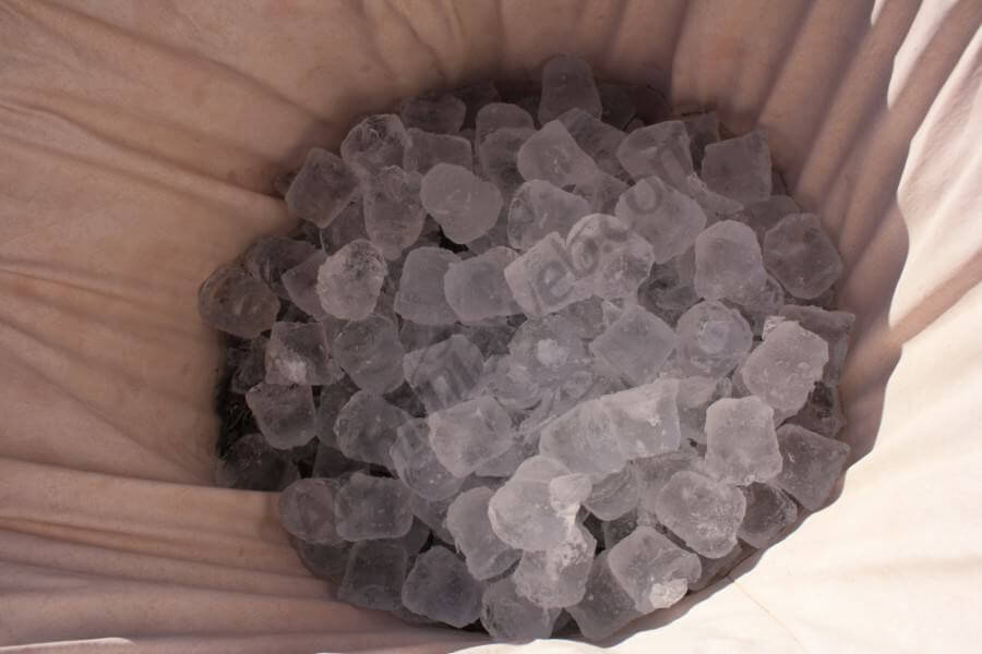 K13 Haze cubierta de hielo