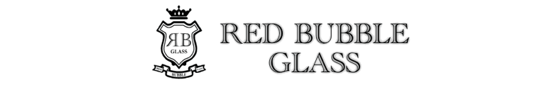 Red Bubble Glass