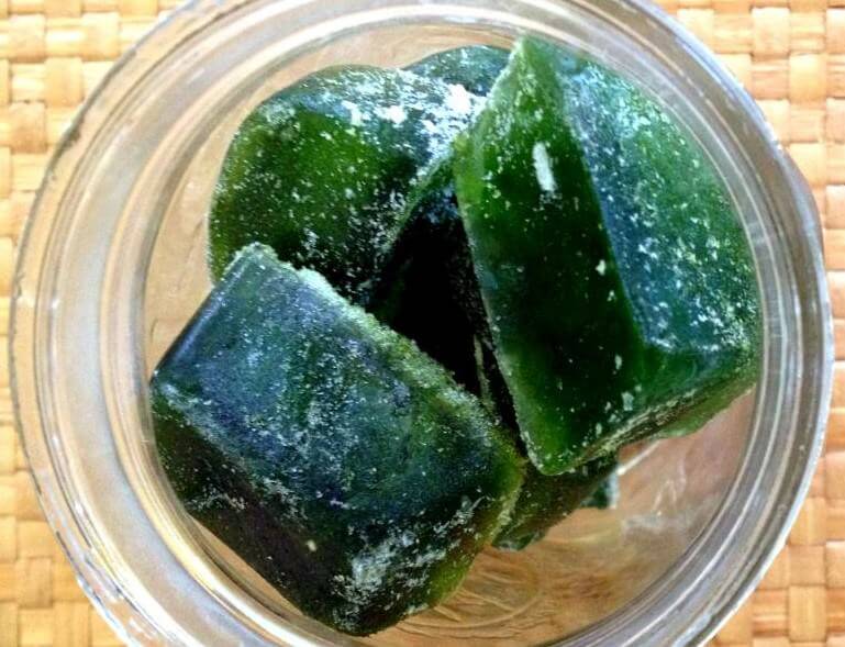 Marijuana ice cubes