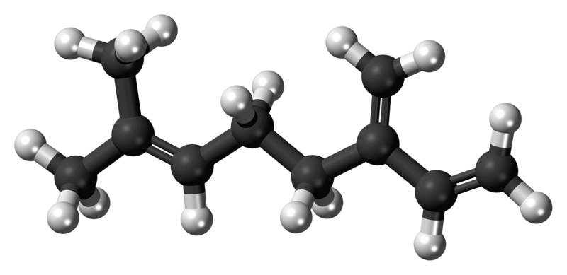 Molécula de mirceno