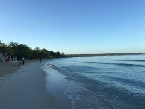 Un amanecer en la playa