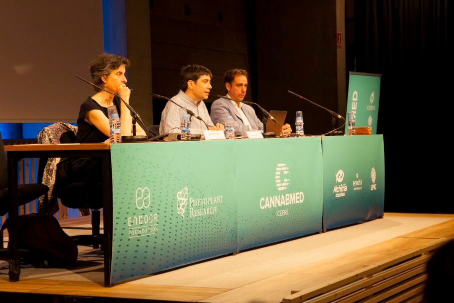 Presentación 2ª jornada Cannabmed con Oscar Parés y Queralt Prat