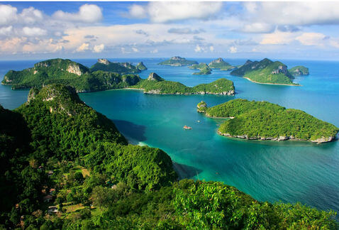 El golfo de Tailandia no sólo ofrecía buenas vistas a los viajeros