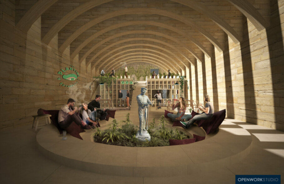 El interior moderno y elegante del club social The Planting Authority. Crédito: Lovin' Malta