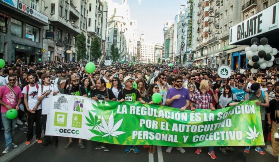 La Marcha Mundial de la Marihuana de 2019 celebrada en Madrid tuvo récord de asistencia: más de 40.000 personas