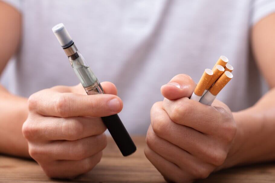 E-cigarettes are as addictive as tobacco, thanks to pyrazine additives.