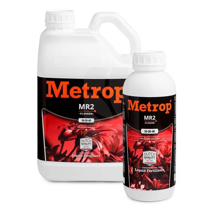 Metrop MR2 es un eficaz abono de floración apto para todo tipo de sustratos