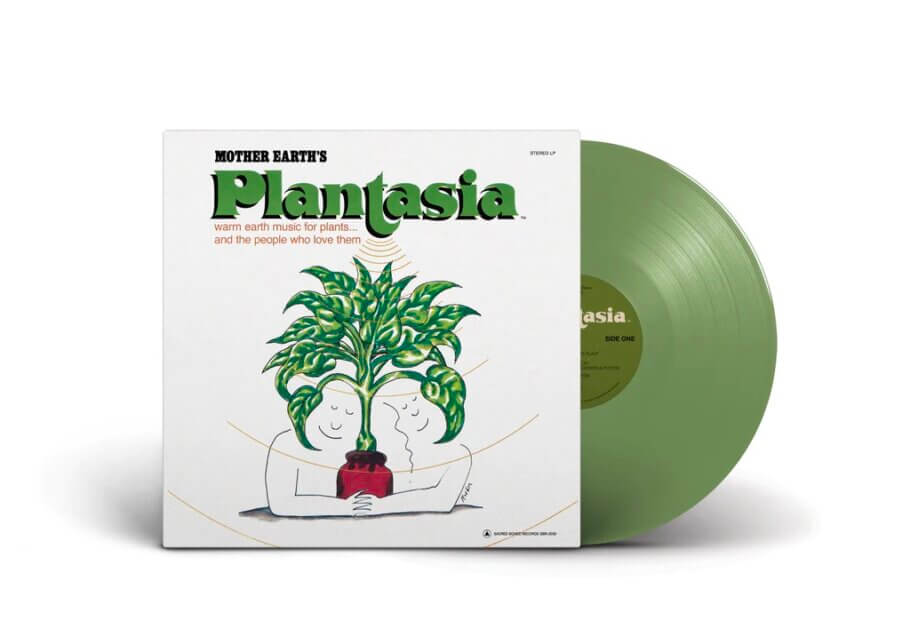 Portada de ‘Mother Earth's Plantasia’: un fantástico disco de 1976 compuesto específicamente para ciertas plantas, que ha ganado estatus de culto al tratarse de una de las primeras representaciones de la música electrónica. En su día, lo daban como regalo para aquellos que compraban una planta de interior en una tienda llamada «Mother Earth» en Los Ángeles