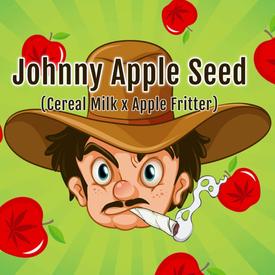 Johnny Apple Seed by Elev8 Seeds can exceed 30% THC