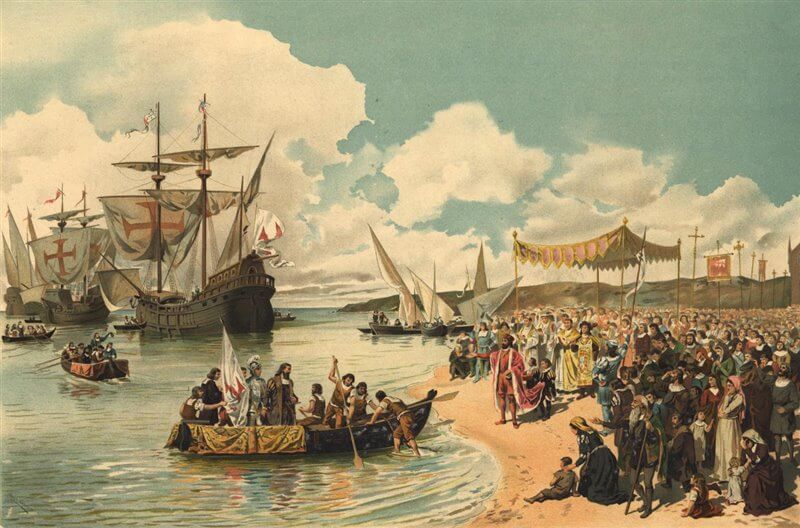Vasco de Gama viajó de Portugal a India por el Cabo de Buena Esperanza, rodeando el continente africano