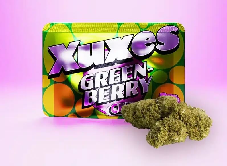 Como puedes ver, el packaging de Xuxes CBD es muy atractivo y personalizado para cada variedad 