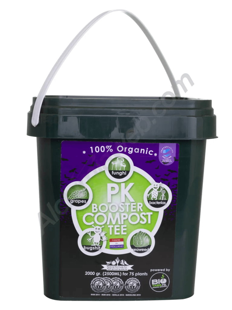 Con Biotabs PK Booster Compost Tea tienes una floración exuberante garantizada