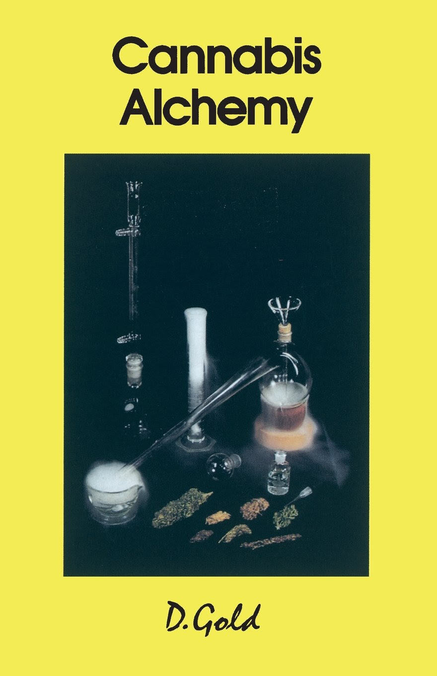 Portada de Cannabis Alchemy de D. Gold, publicat per primera vegada (1972)