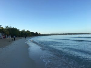 Sortida del sol a la platja