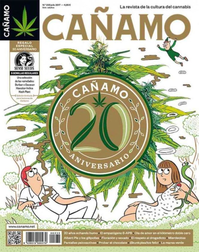 La revista cannàbica Cáñamo celebra els seus 20 anys