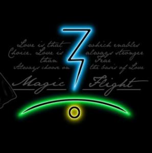 Logo del Magic Flight "MF"