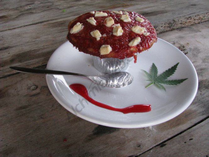 Muffins de xocolata i marihuana amb galetes