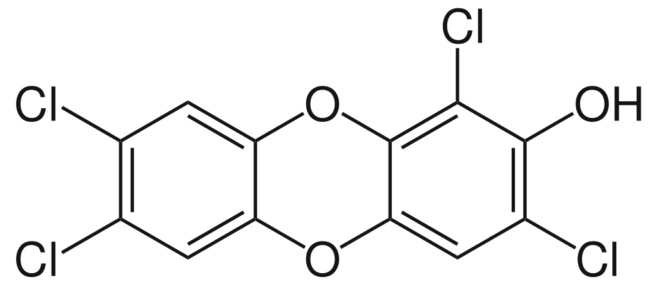 Molècula de dioxina
