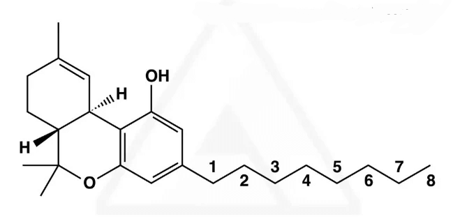 THC-JD oder Tetrahydrocannabioctyl