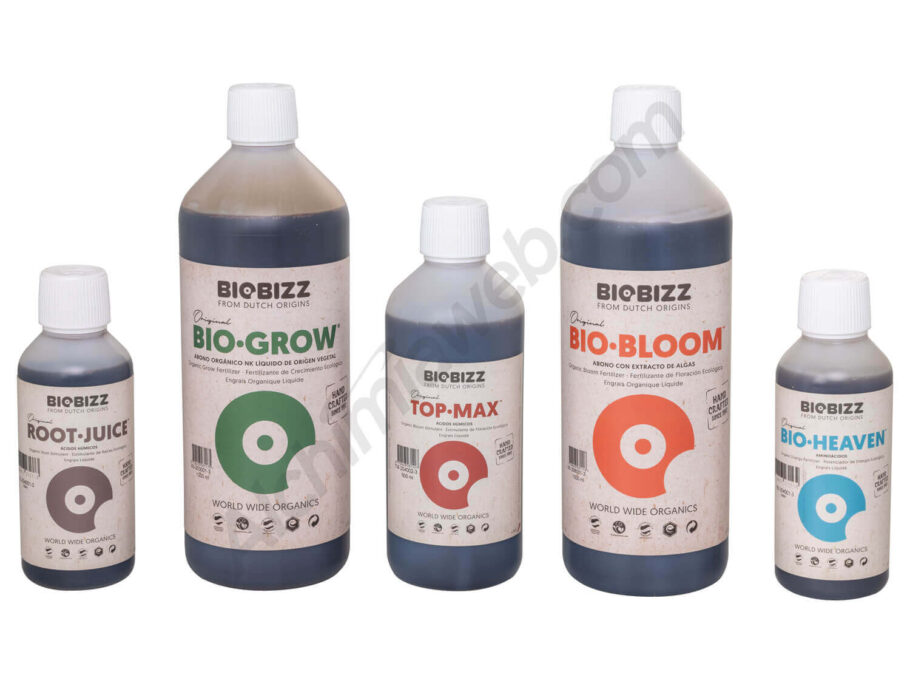 Nährstoff-Kits wie dieses von Biobizz enthalten alles, was Sie für einen erfolgreichen Anbau benötigen.