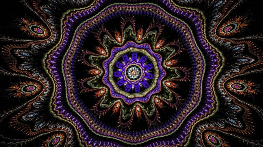 Fraktale Bilder werden oft unter der Wirkung von Psilocybin beobachtet
