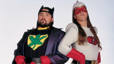 Bluntman and Chronic, the super heros inspired in Jay and Silent Bob