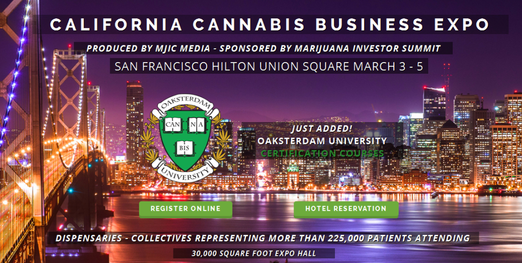 2016 Marijuana Investors Summit & Business Expo