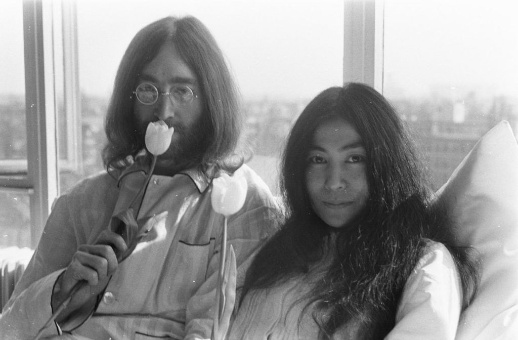 John Lennon and Yoko Ono were famous pot smokers