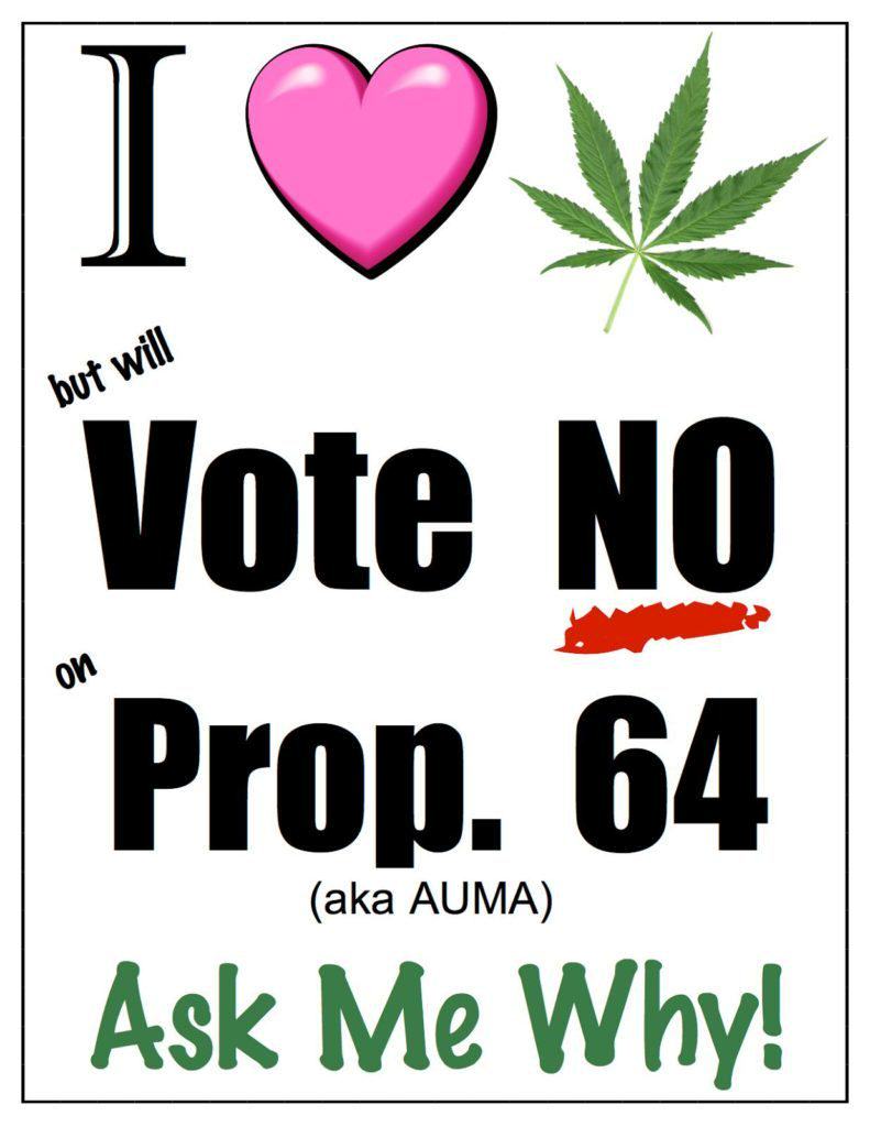 Some users were against Proposition 64