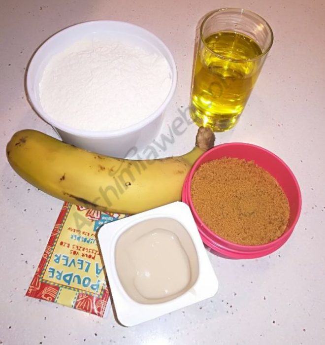 Main ingredients for a vegan cannabis cake