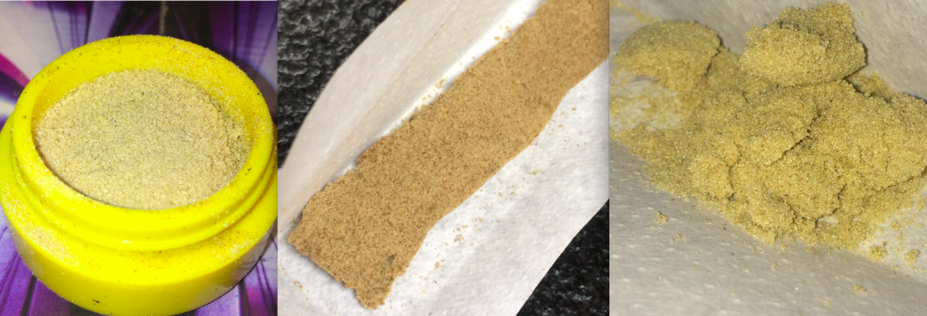 Three kinds of dry sift extraction