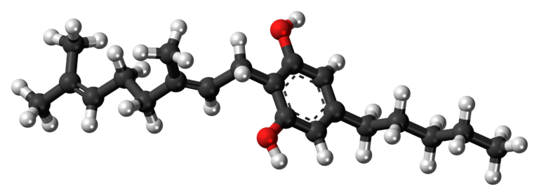 CBG (cannabigerol) molecule