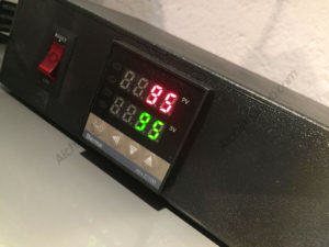 Temperature controller display