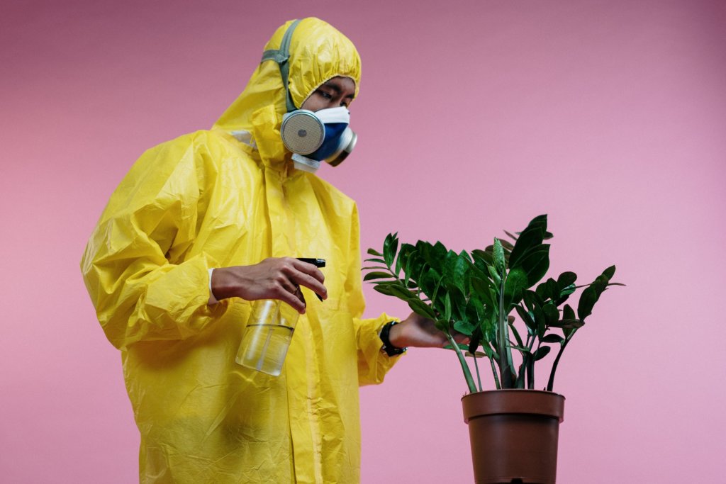 Suits like this might look extreme but they can halt the spread of pests and pathogens