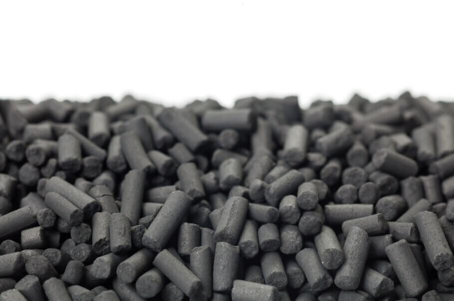Filters usually come filled with activated carbon pellets that will retain odorous particles from the air