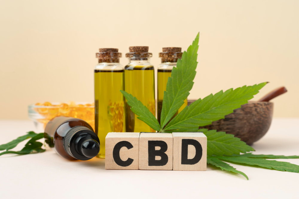 CBD (cannabidiol), the main non-psychoactive compound in cannabis