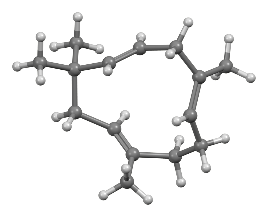  Molecular structure of humulene
