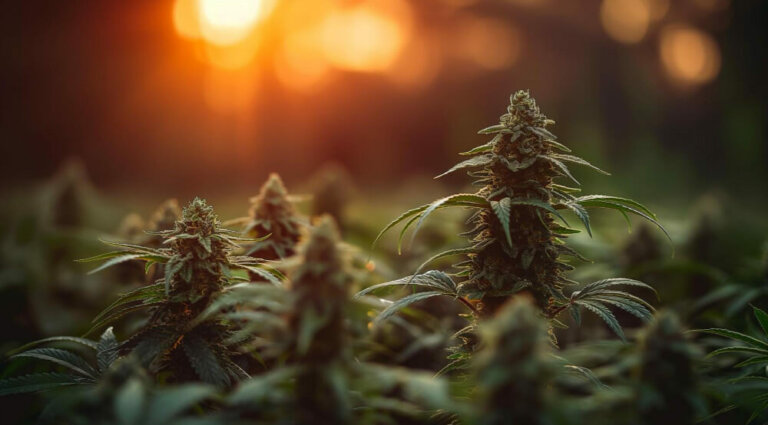 Outdoor cannabis and heat waves
