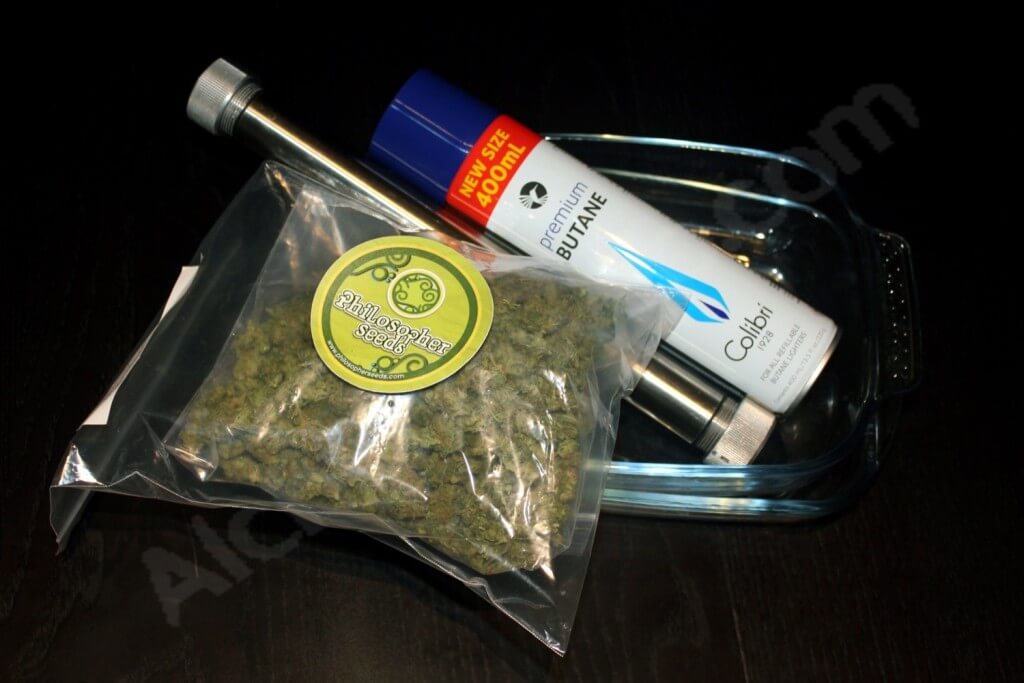 Matériel nécessaire pour l'extraction d'huile de cannabis BHO