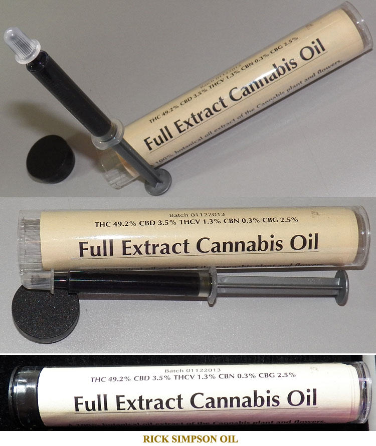 Cette huile de Rick Simpson a été analysée et étiquetée, pour être distribuée dans les dispensaires de cannabis thérapeutique aux USA Huile de marijuana de Rick Simpson