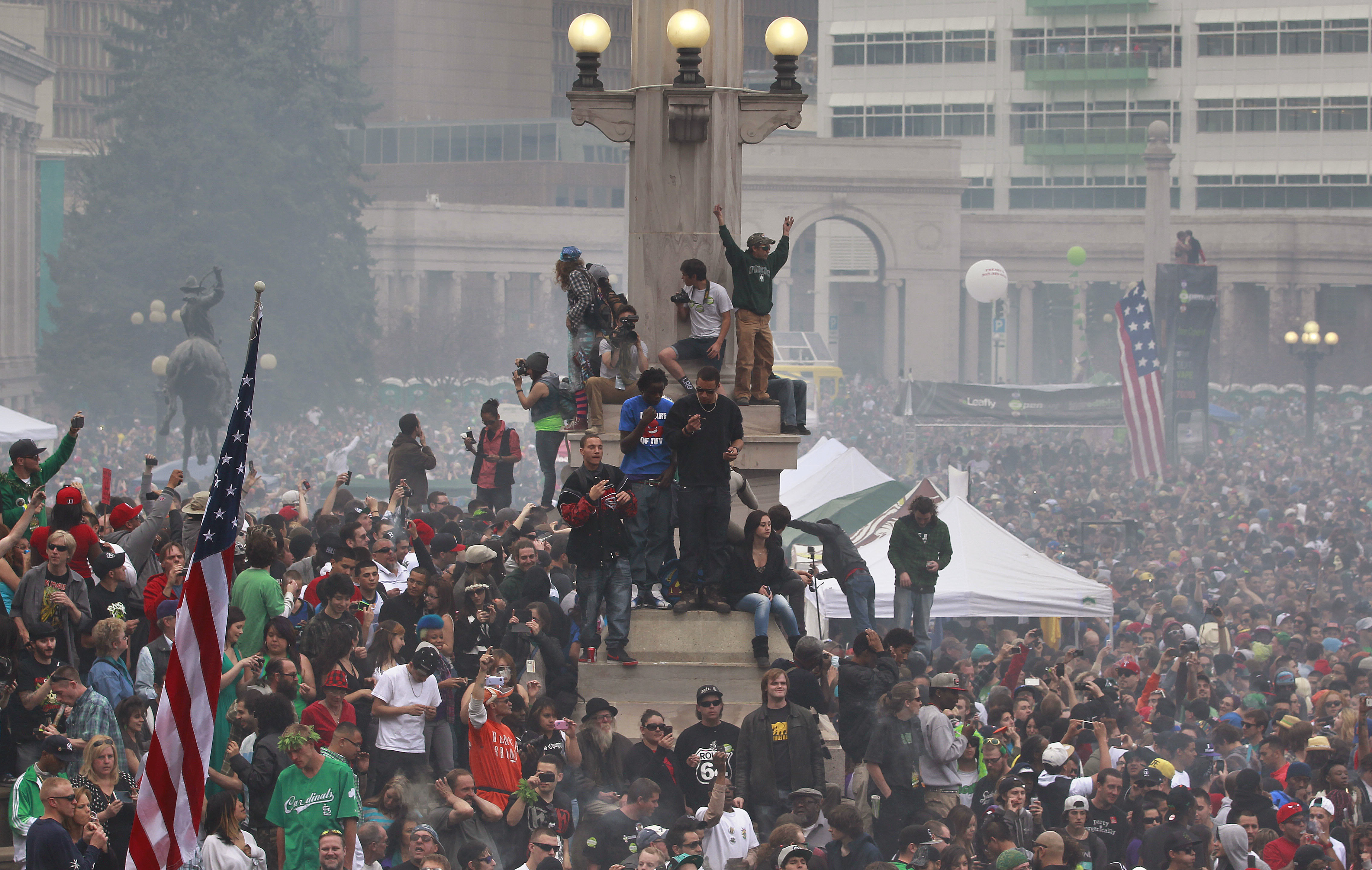 Manifestation pour le cannabis au Colorado