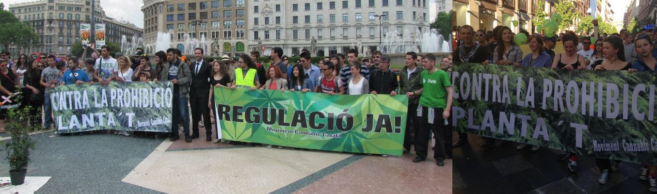 Marche Mondiale pour le Cannabis en Espagne (2013)