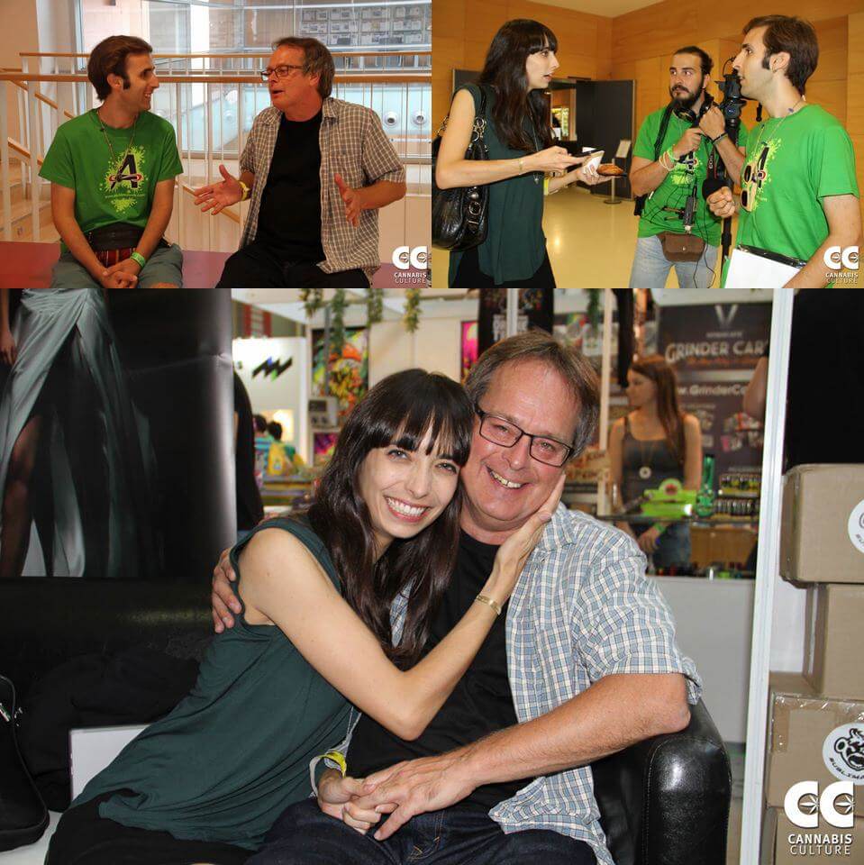 Marc et Jodie Emery à Irun pour la feria Expogrow 2014 (source: Cannabis Culture)