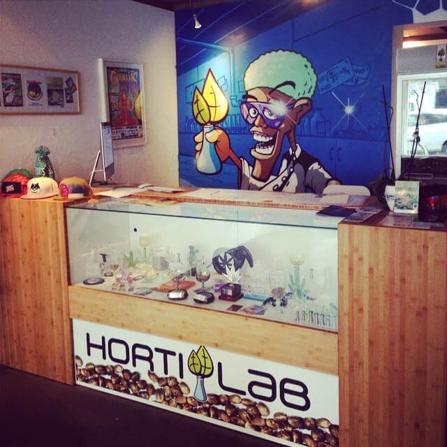 La boutique HortiLab à Amsterdam