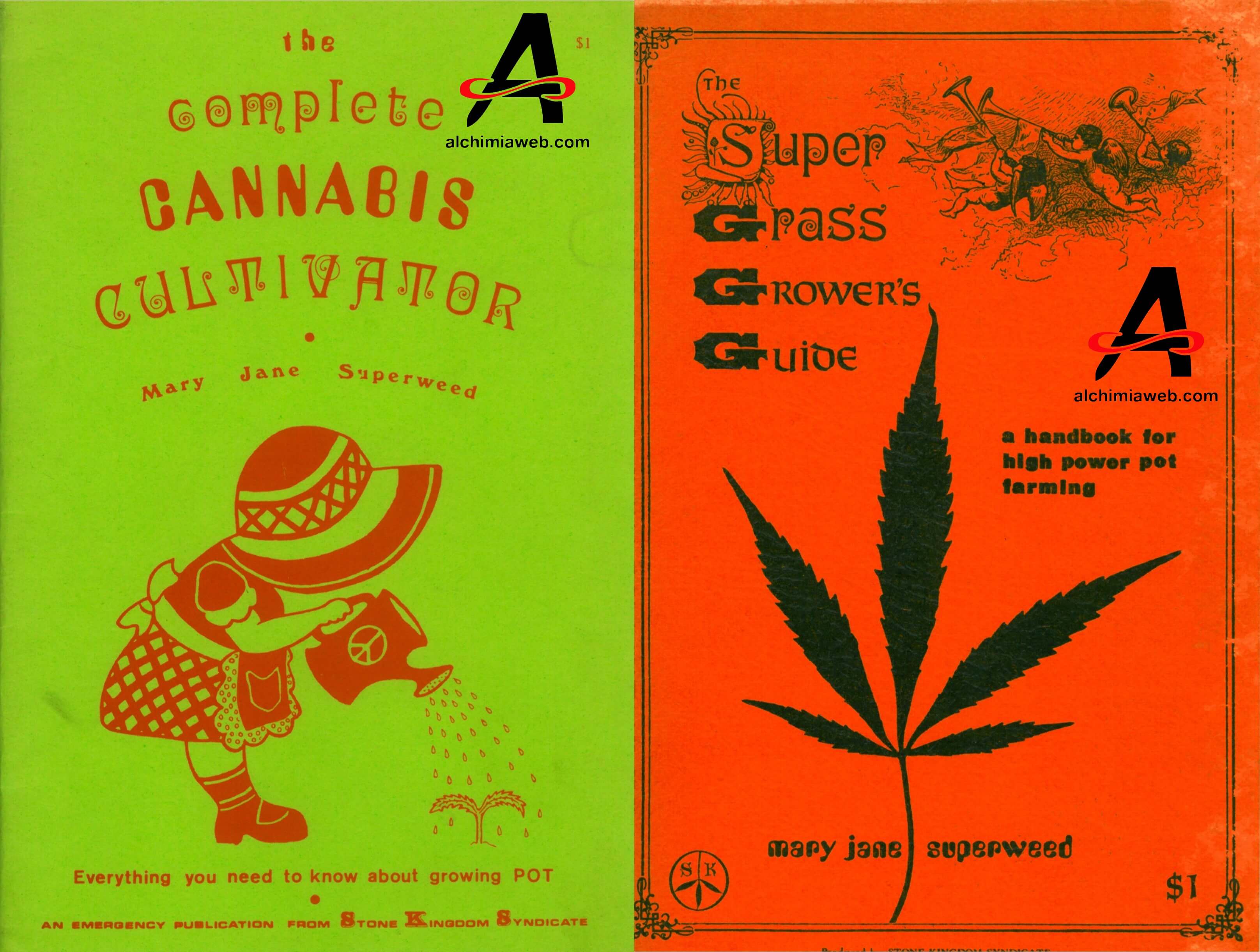Guides de culture du cannabis de 1969 et 1970